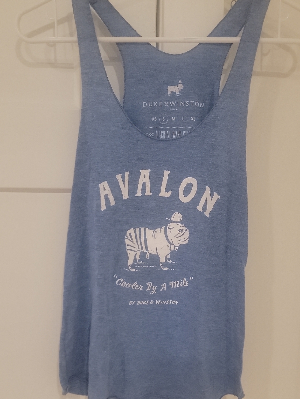 Avalon Blue Racerback Tank Top New Without Tags